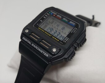 Rare Vintage Casio BM-100WJ Digital Barometer Watch – A 