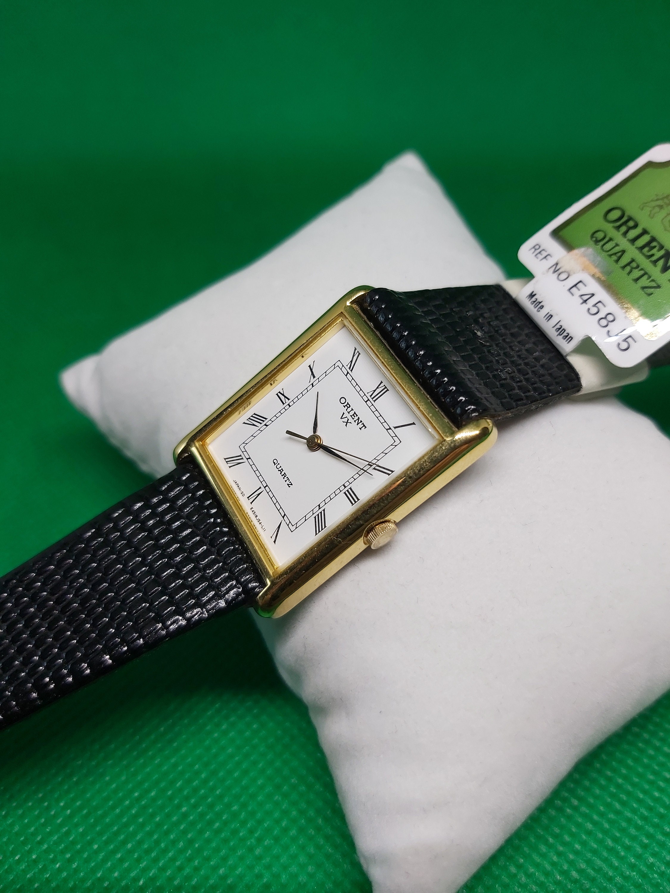 Vintage Orient VX Tank From 1980s - Never Worn - White Dial