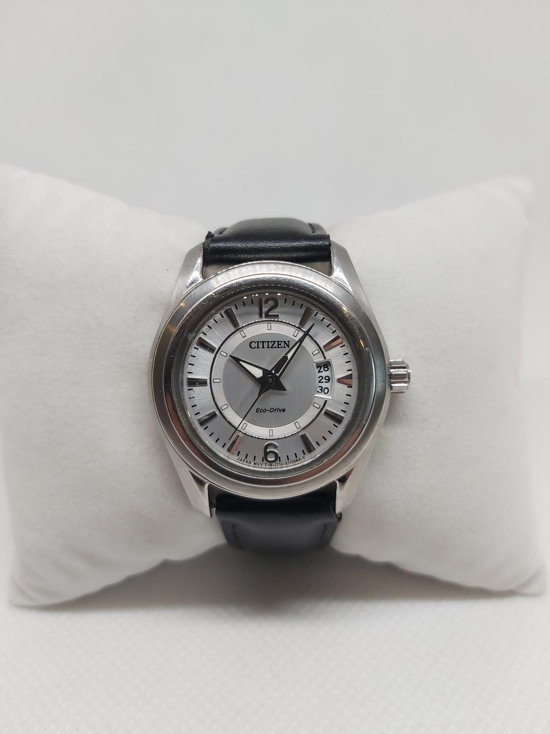 Citizen Eco-drive Ladies Watch: Silver Dial, Solar Quartz  display picture 1