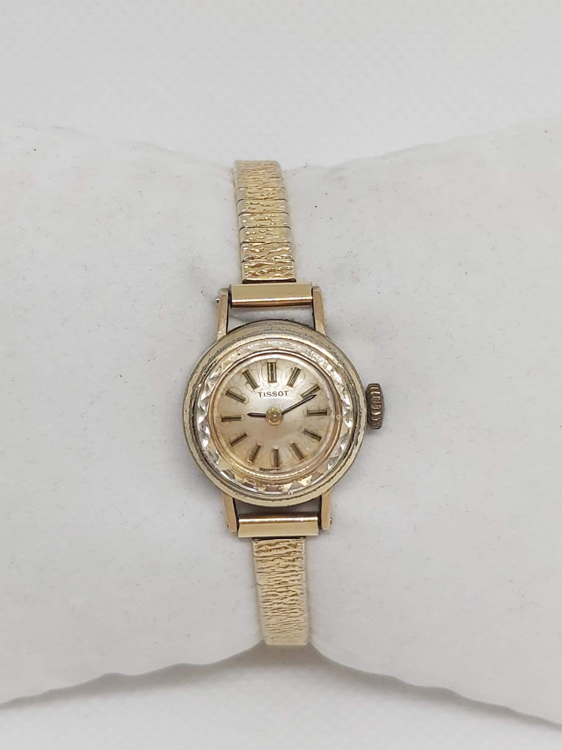 Vintage Tissot Ladies Mini Watch - 1969 Engraving, Elegant  display picture 3