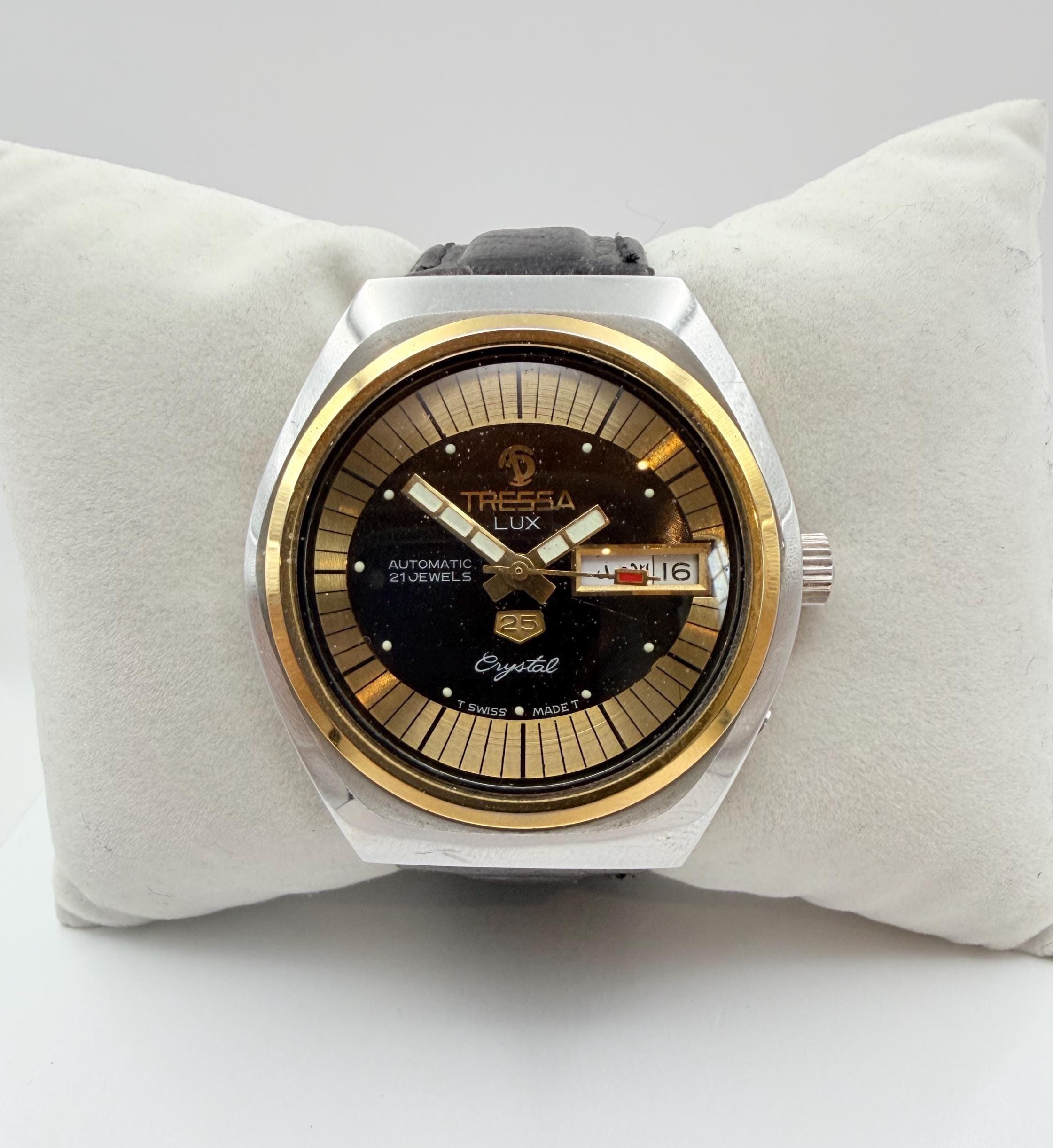 tressa swiss 1970s vintage自動巻き　腕時計 Tressa Watches - Etsy Canada