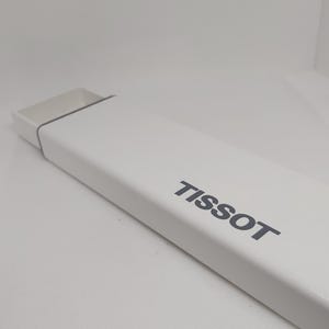 Vintage Tissot Hard Case Watch Box - Sleek Swiss Design, Excellent Condition