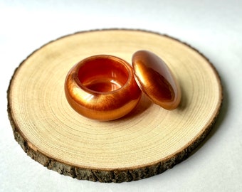 Round Button Trinket, Small jewellery box, Mini storage, Earring box, Gift for her, Unique gift, Jewellery storage, Home decor, Handmade
