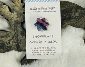 Mini Crystal Snowflake Figure
