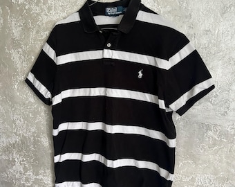 Y2K Ralph Lauren Chief Keef Style Rugby Embroidery Polo Big