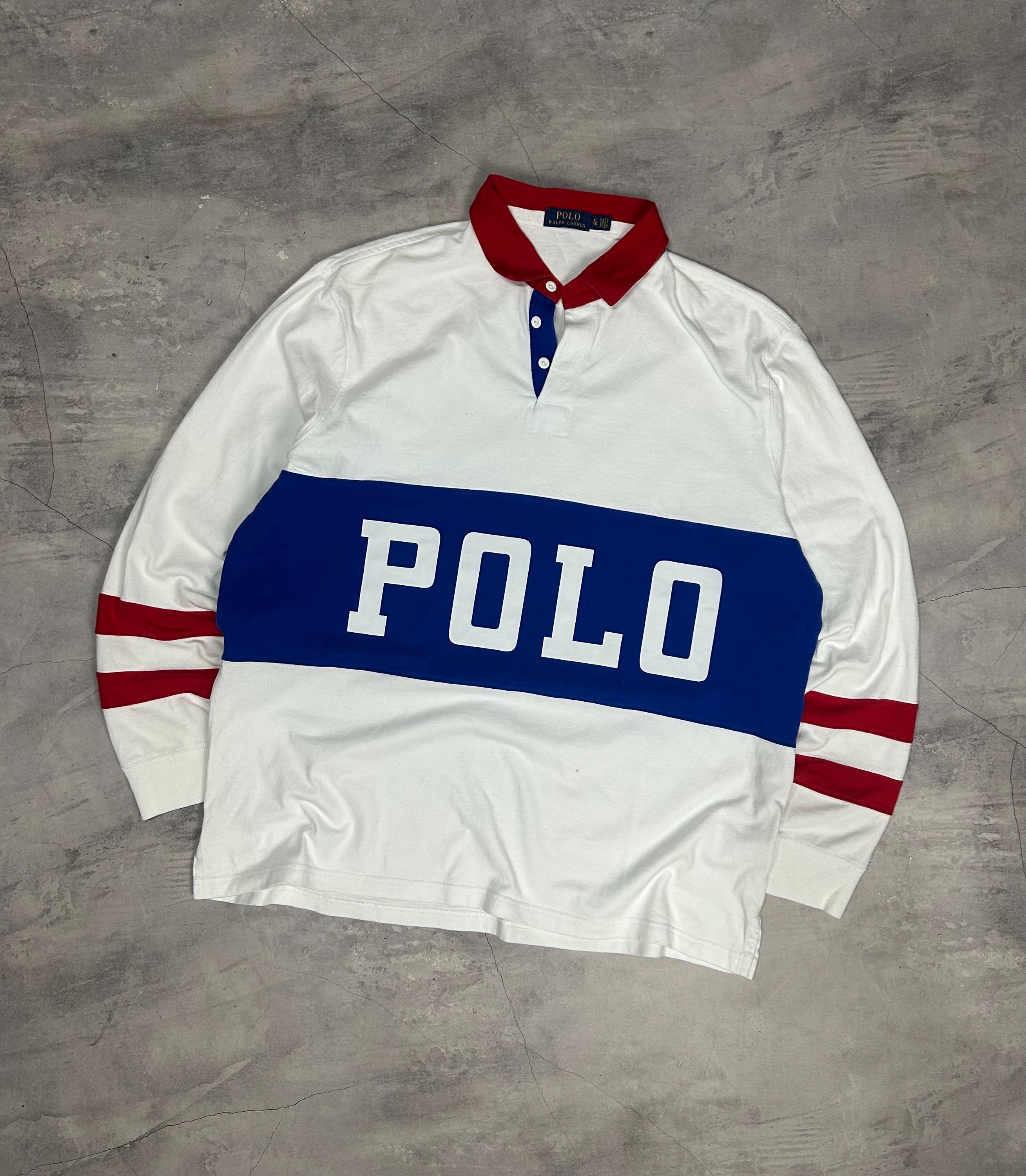 Vintage Polo Ralph Lauren Rugby Longsleeve - Etsy