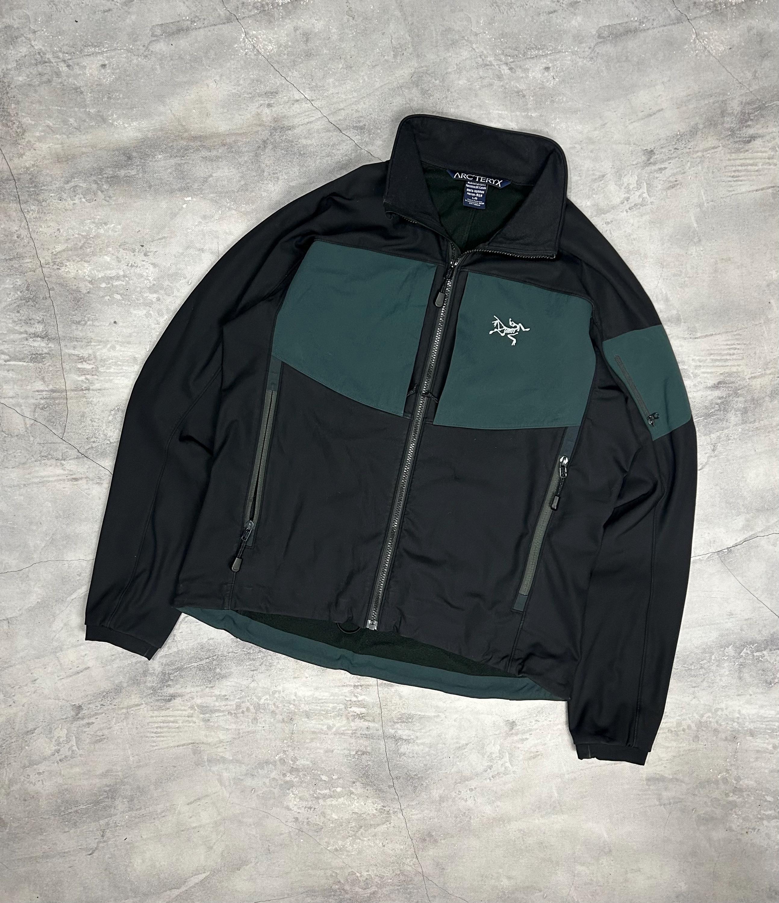 Arc'teryx Gamma Mx Vintage Polartec Blk/grn Zip Jacket - Etsy