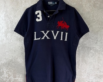 Vintage Polo Ralph Lauren LXVII Rugby Polo Shirt Chief Kef