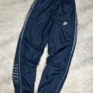 Rare Vintage Nike Drill Track Pants TN Swoosh Size S