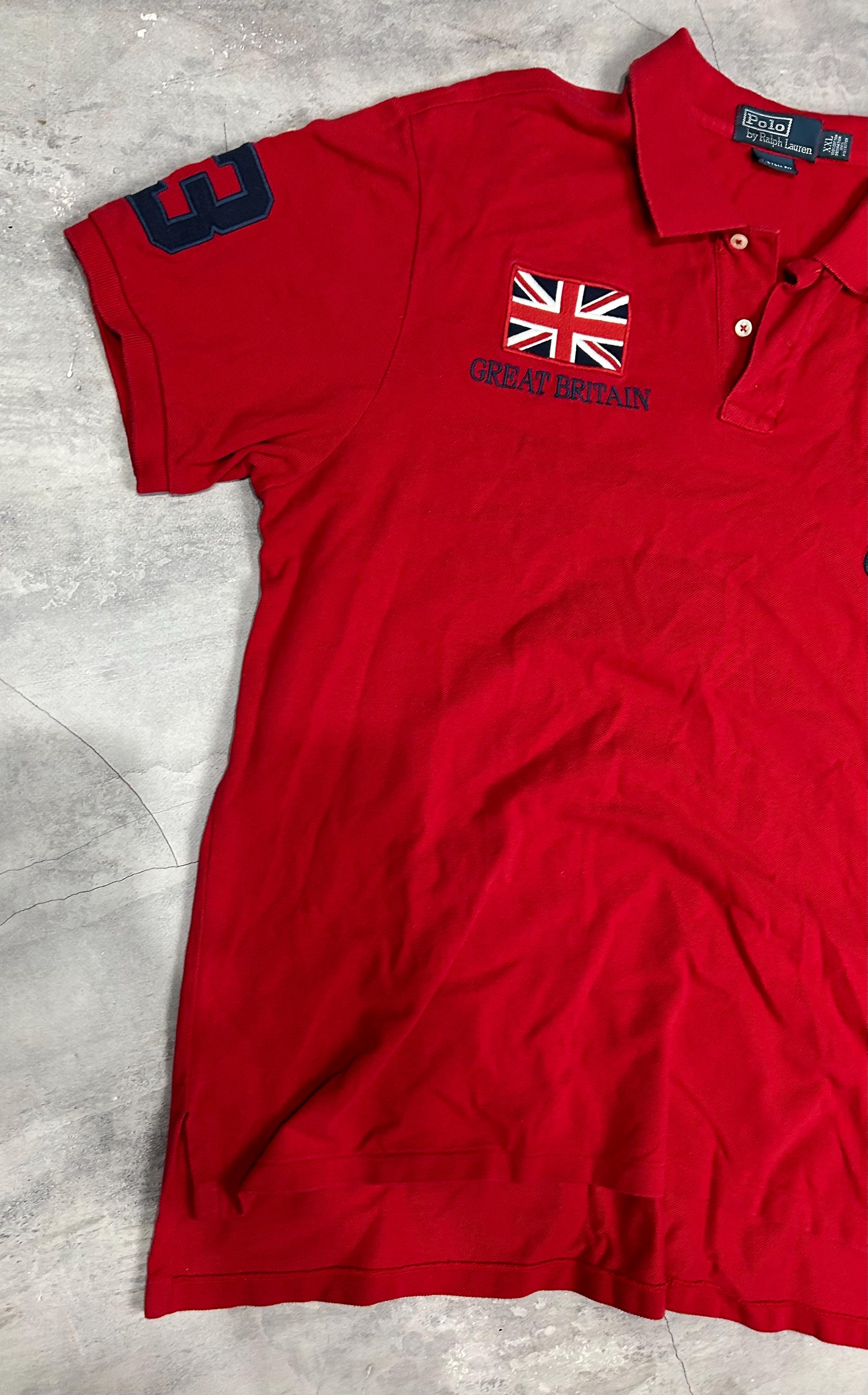 Vintage Polo Ralph Lauren Great Britain Logo Shirt (XXL) - Etsy