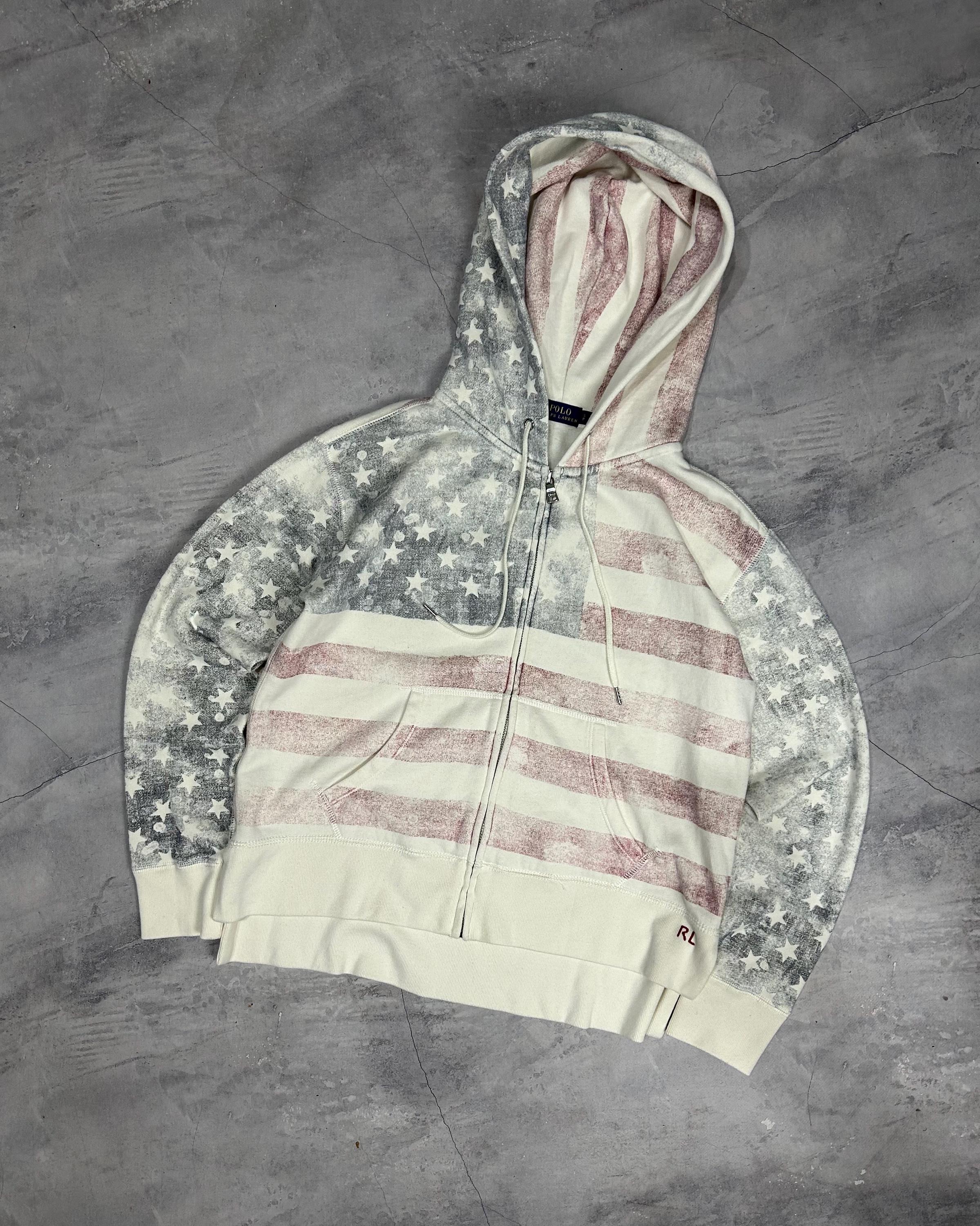 POLO RALPH LAUREN フラッグ ジップフーディ Polo Ralph Lauren American Flag Zipper Hoodie - Etsy
