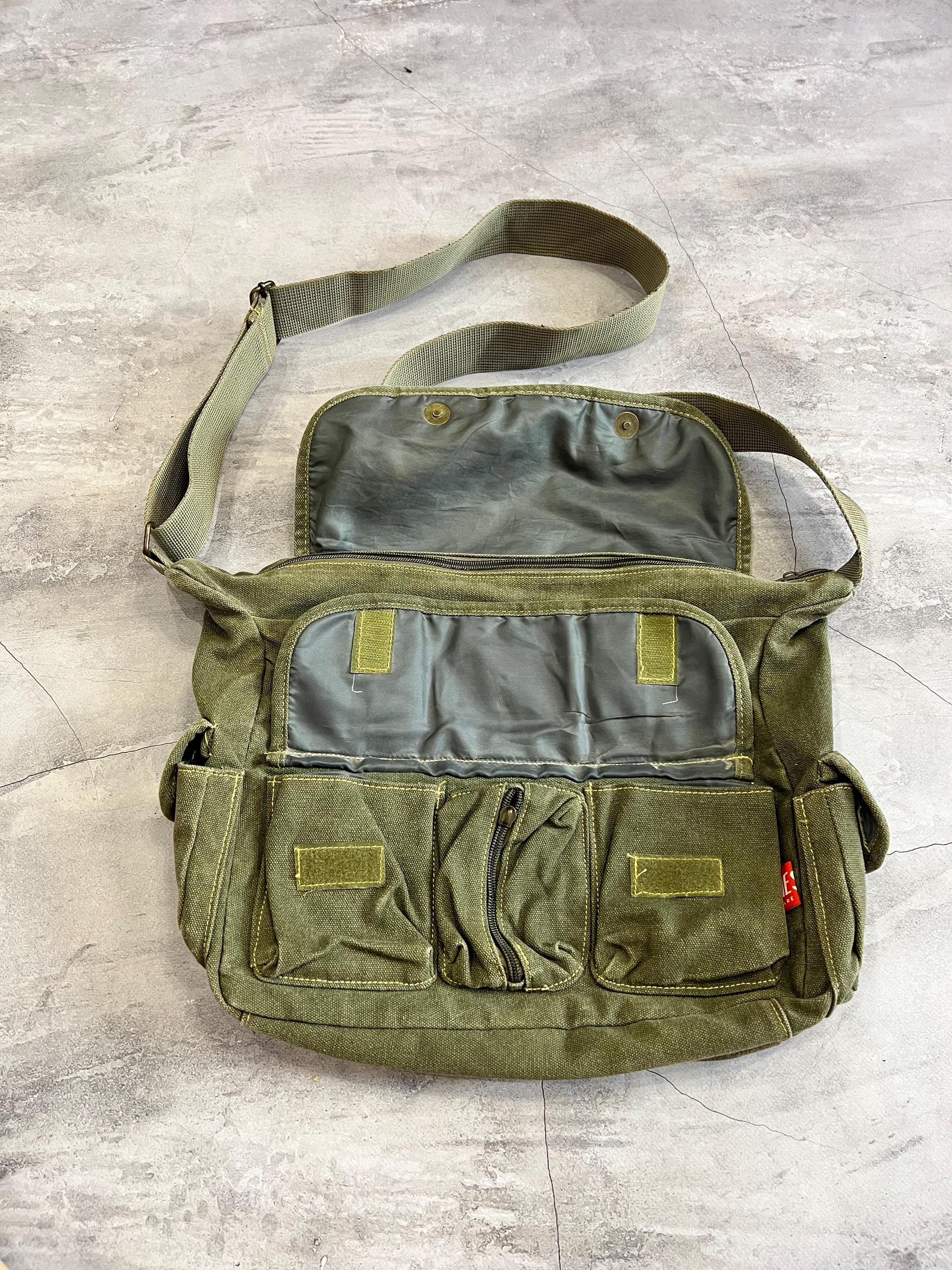 Rare Vintage Diesel Military Messenger Bag Archive Japanese