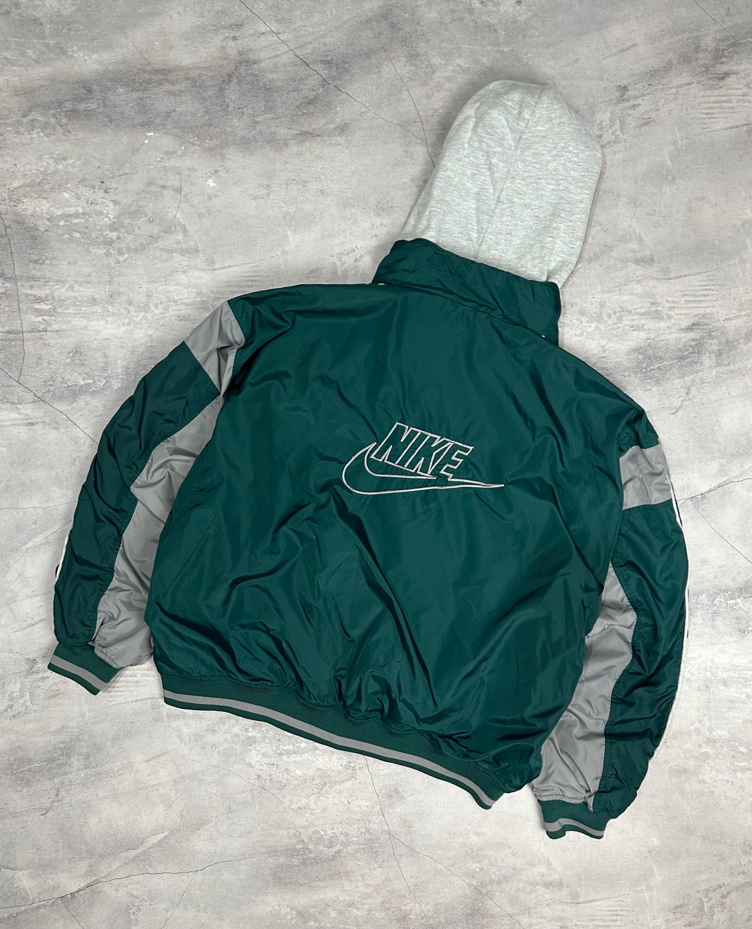 Very Vintage Nike 90s Nylon Reversible Big Swoosh Bomber - Etsy
