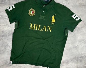 Polo By Ralph Lauren ビッグポニー イタリア M y2k Polo by Ralph Lauren ビッグポニー ポロシャツ М ネイビー y2k 平成
