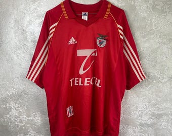 Vintage Jersey 1998/99 Benfica Home Football Shirt Adidas