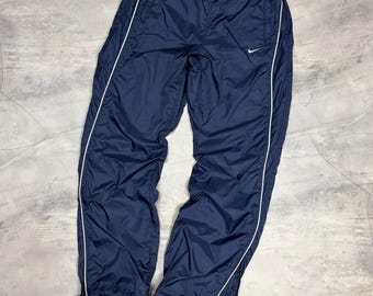 Rare Vintage Nike Drill Track Pants TN Swoosh Air Y2K