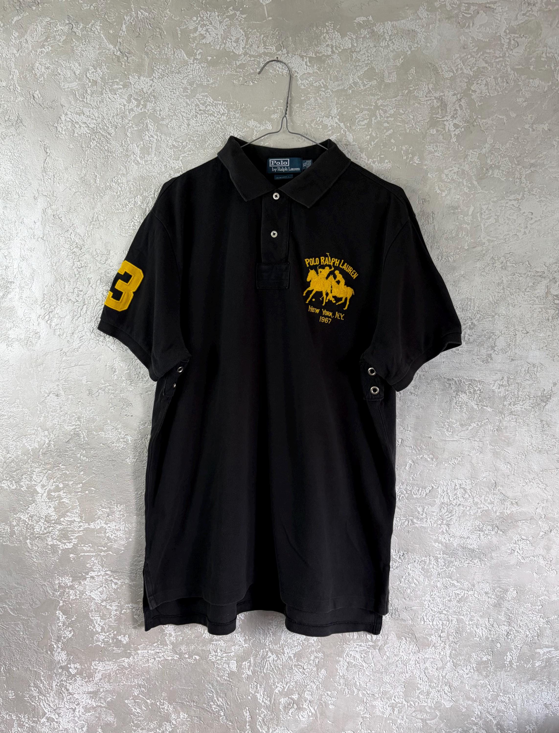 Polo Ralph Lauren ポロシャツ chief keef swag Rare Polo Ralph Lauren Chief Keef Big Pony Crest Polo - Etsy
