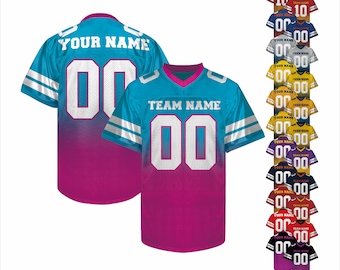 Custom Football Jersey, Personalized Game Day Uniform