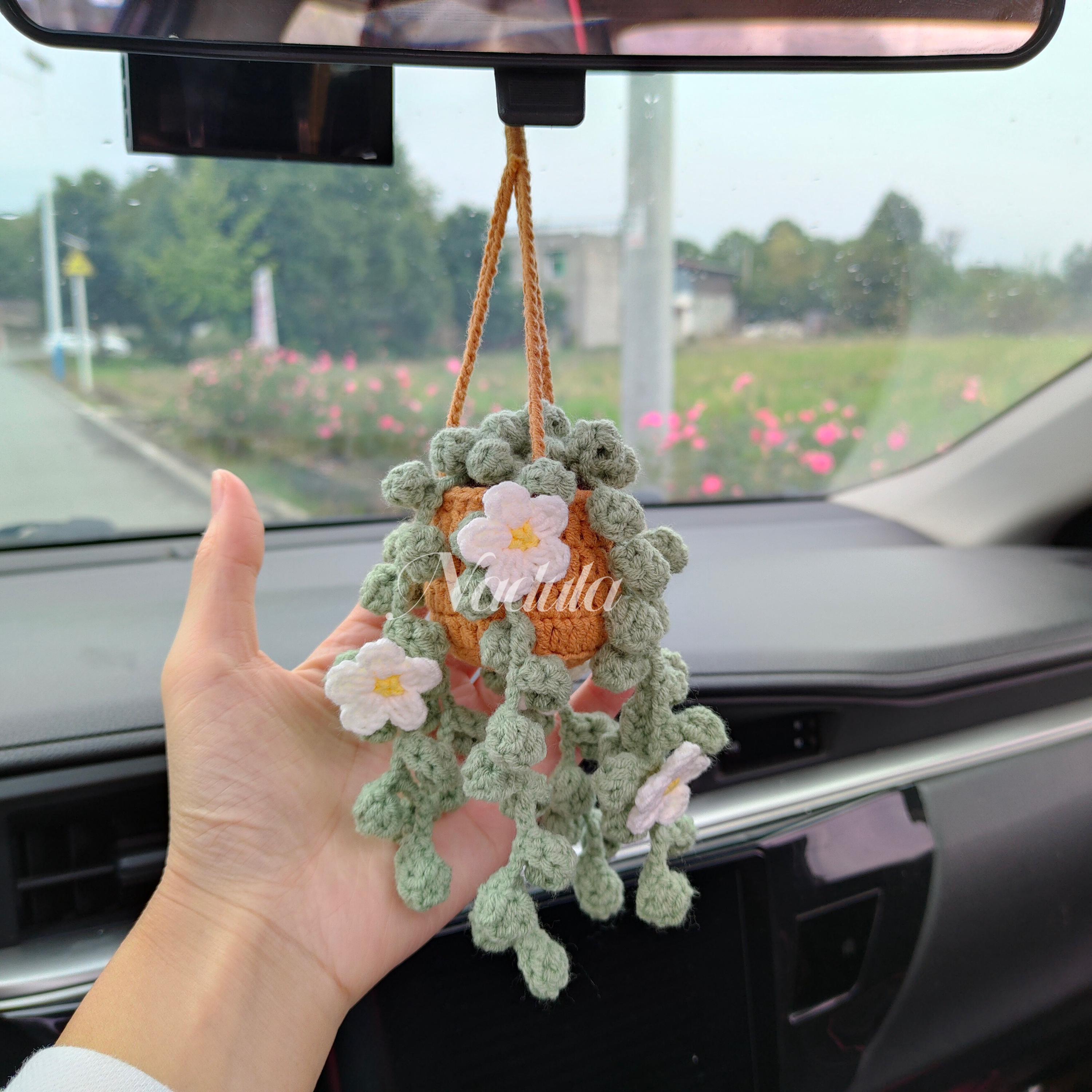 アクセサリー MINI PORSCHE VW ALPINE LOTUS NEKO! book Crochet String of Pearls Car Hanging: Plant Lover Gift - Etsy