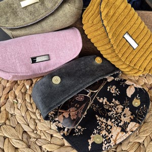 Glasses case sunglasses case handmade sewn