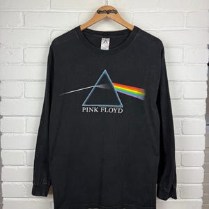 Vintage 2004 Pink Floyd Dark Side Of The Moon Rock and Roll Band T-shirt Taille L An2K