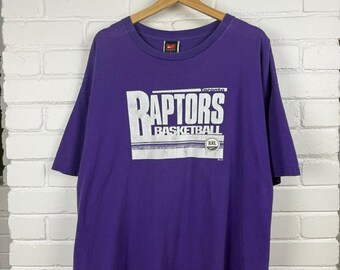 Vintage Toronto Raptors NBA Basketball Nike Team Spell Out Graphic Size XXL