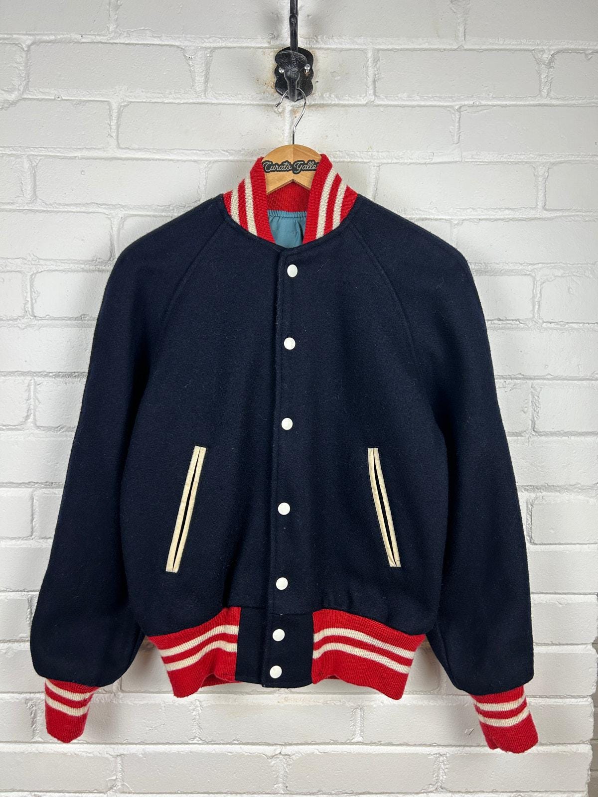 Vintage 70s/80s Hutchers Wool Blank Varisty Letterman Jacket Vintage 70s/80s Hutchers Wool Blank Varisty Letterman Jacket