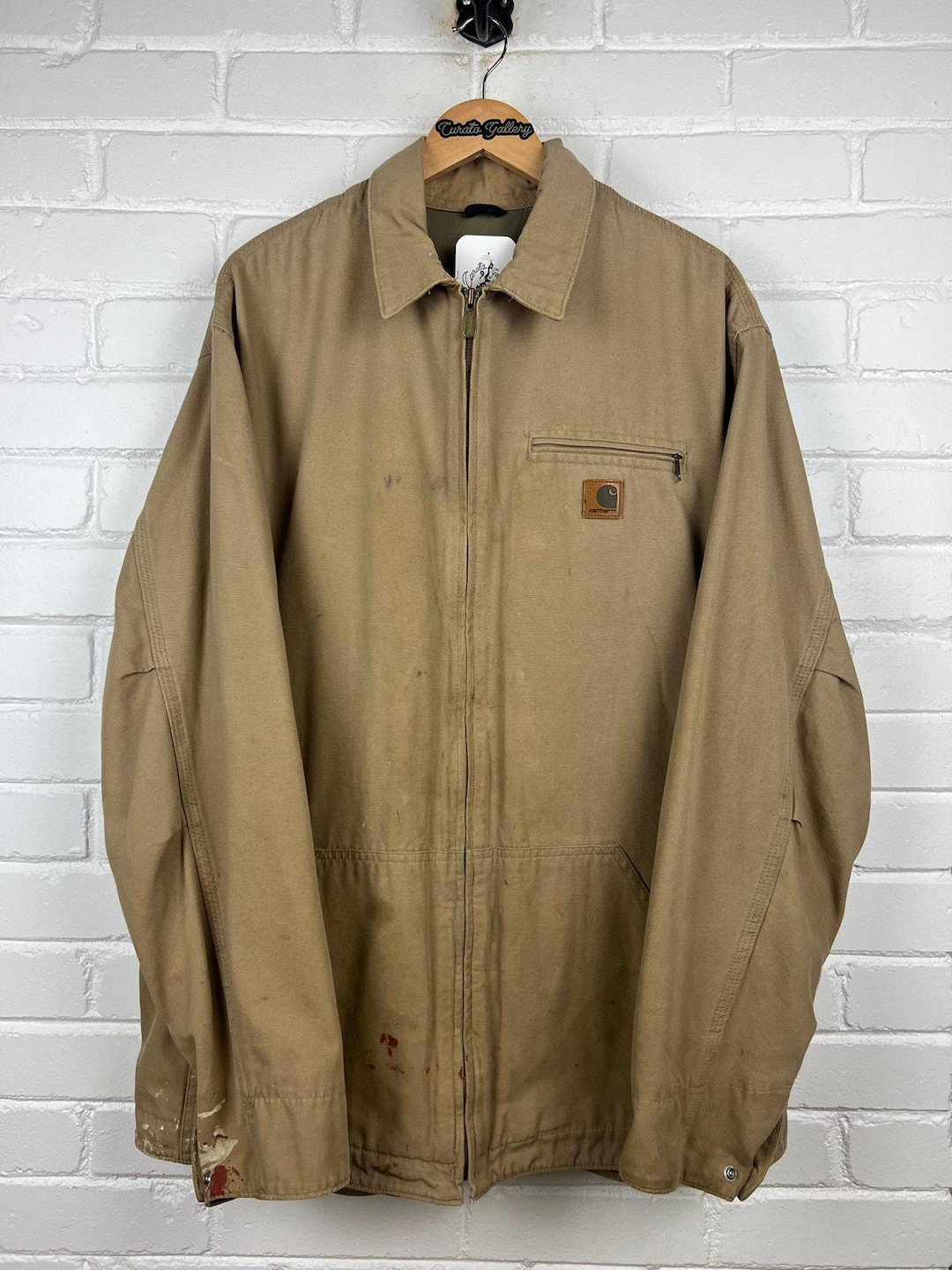 ⑲USA製　Carhartt ワイリージャケットJ163LDN(廃番モデル)　L ⑲USA製 Carhartt ワイリージャケットJ163LDN(廃番モデル) L