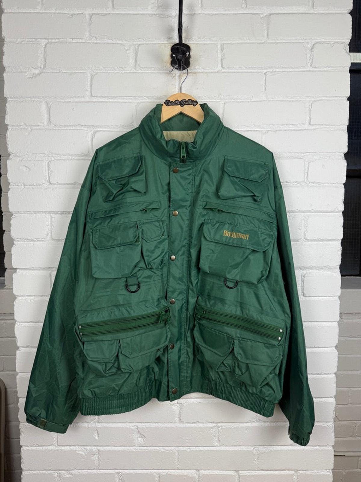 Vintage Hodgman Lakestream Men L Fishing Jacket Hood