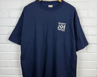 Vintage 1997 Disney Mighty Joe Young Embroidered Movie Promo T Shirt Size XL 90s