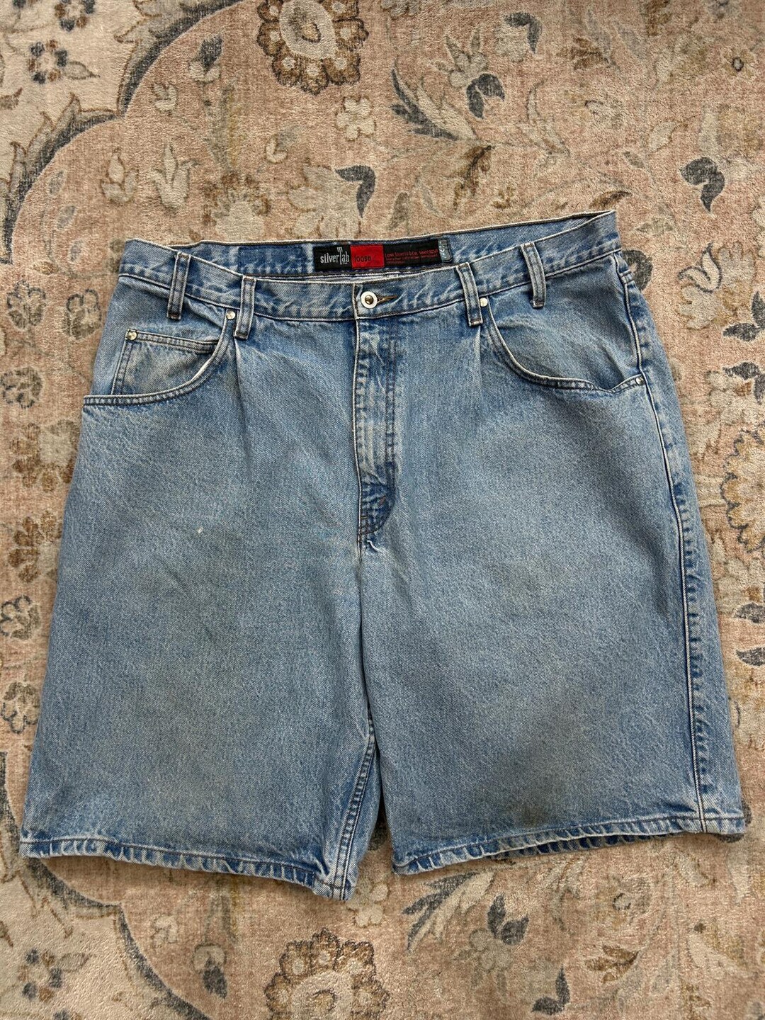 00'S Levi's SILVER TAB LOOSE FIT denim shorts for men w34 / eaa382681