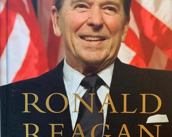 Ronald Reagan Biography Hardcover Book Vintage Political History Book