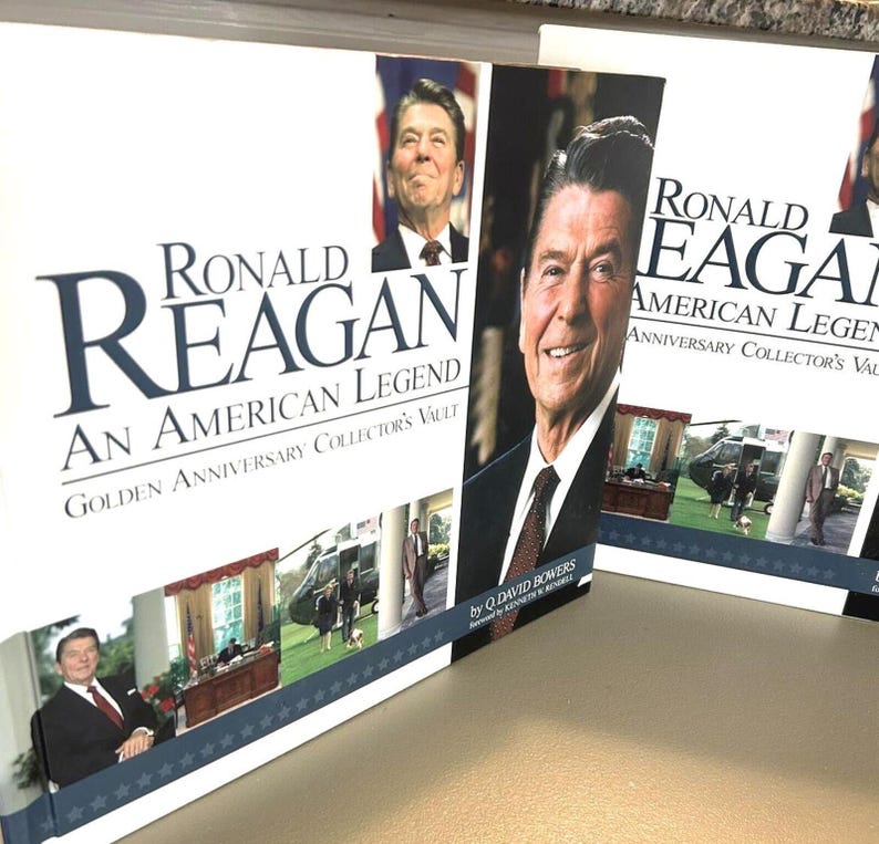 Ronald Reagan Collector Book Presidential Memorabilia Vault Hardcover Slipcase American Legend 2011 Bild 1
