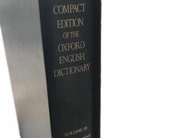 Vintage Oxford English Dictionary Vol. III: 1987 Linguistics Reference