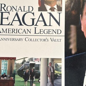 Ronald Reagan Collector Book Presidential Memorabilia Vault Hardcover Slipcase American Legend 2011 Bild 2