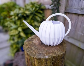 3L Ribbed Watering Can | Modern Garden Plant Decor, UK Handmade PLA (Choose Colour)