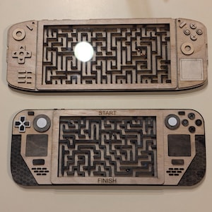 Handheld Game Controller Maze 2 Designs Digital File for Cutting Machines Svg, Dxf, Pdf, Eps, Zip