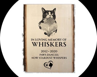 Pet Memorial Plaque, Photo memorial plaque, engraved memorial, engraved keepsake, engraved photo plaque, memorial keepsake, wooden plaque