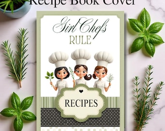 Rezeptbuch/ Datei/ Ordner-Cover | Notizbuch Küche | DIY Rezept Organizer | Chef-Thema