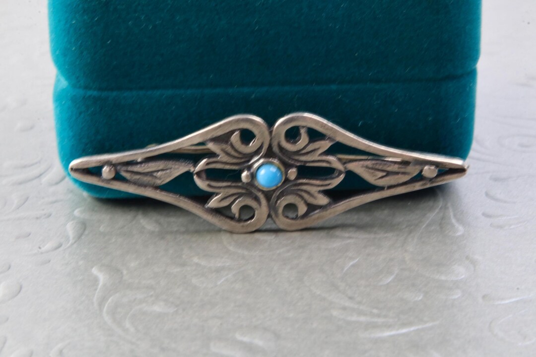 Broche Argent Sterling 925 Mexicaine – Chapeau De Cowboy 3D, Vintage Années 1935-1950