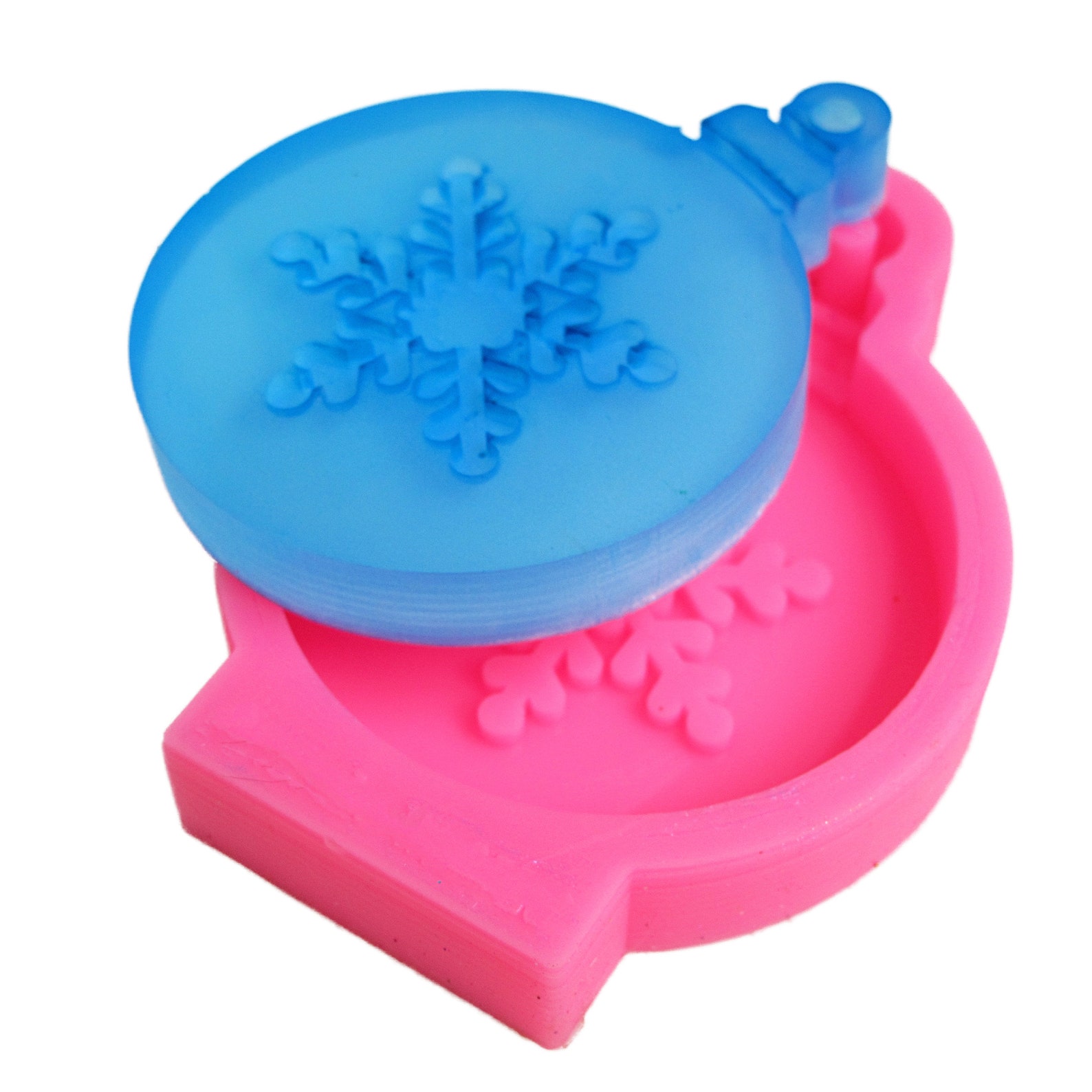 Christmas ornament silicone mold for resin cast in place Etsy