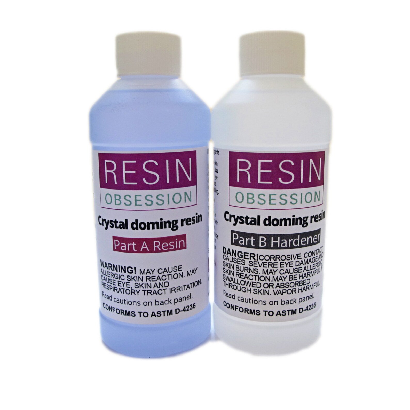 Resin Obsession Crystal Clear Epoxy Doming Resin 16 Oz Kit Etsy