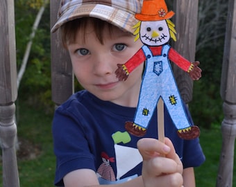 Template for a Paper Doll Scarecrow / puppet pdf