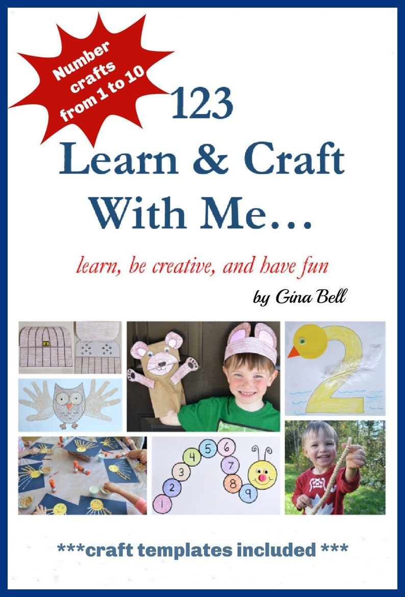 Crafts for Kids.
Craft workbook.
Preschool crafts.