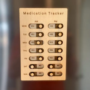 Rastreador diario de medicación personalizado: ¿Barkley tomó sus medicamentos hoy?