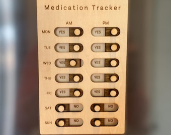 Personalized Daily Medication Tracker - Did Barkley take his meds today?