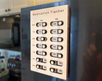 Personalized Daily Medication Tracker - Did Barkley take his meds today?