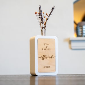 Personalized Couples Propagation Station – Custom Names & Year – New Relationship Anniversary Gift