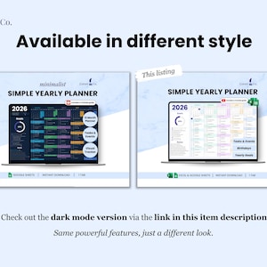 Available in different style!
Checkout the light mode version via the link in this item description. It has same powerful features, just a different look.