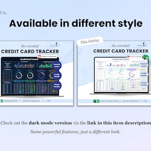 Available in different style!
Checkout the dark mode version via the link in this item description. It has same powerful features, just a different look.